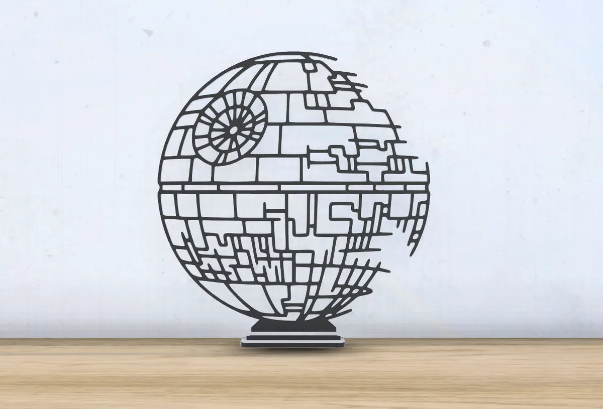 L'art de l'Étoile de la Mort - Star Wars - Avec socle - Geek Print