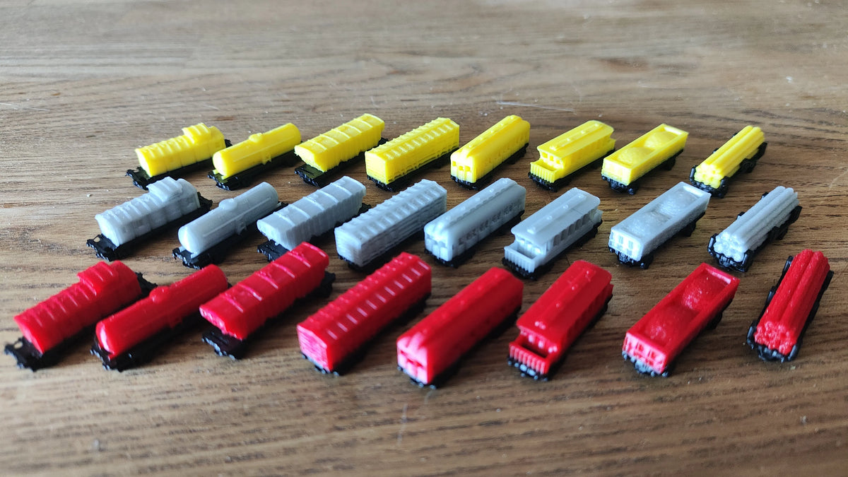 Ticket to Ride - wagons de train - Maquette Print