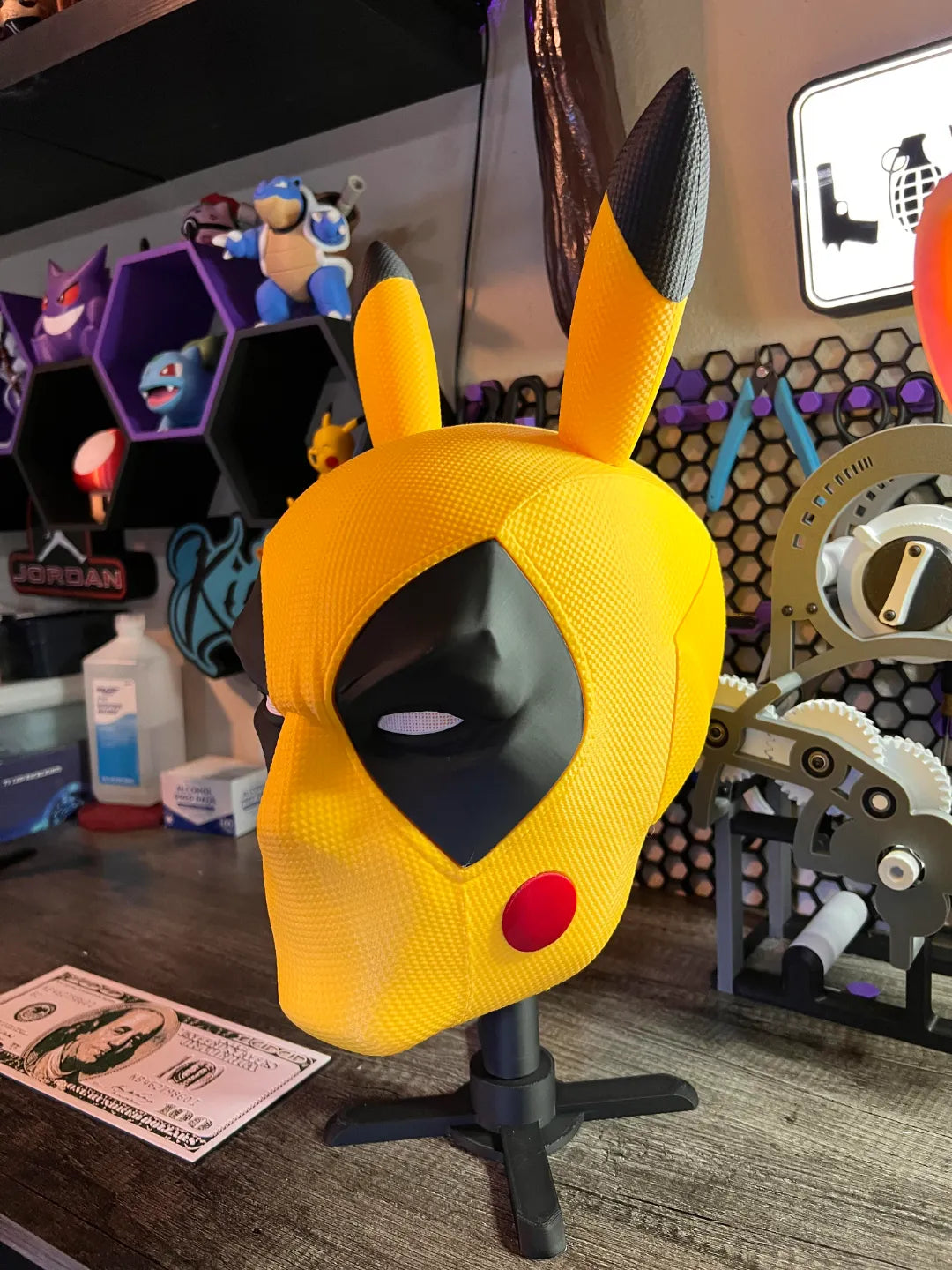 Support d'affichage de casque (hauteur variable/réglable) - Vélo Print