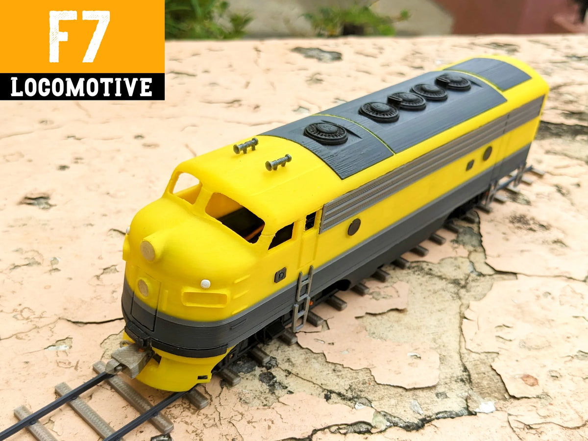 Locomotive F7 - Chemin de Fer du Dragon - Maquette Print