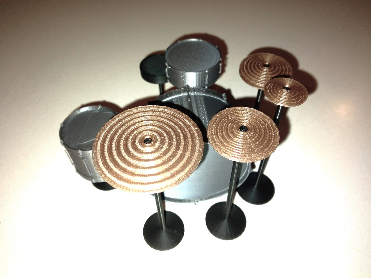 Kit de batterie pour maison de poupée - Music Print