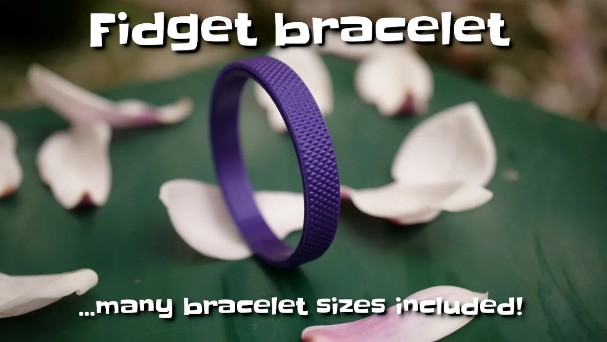 Bracelet ou jonc à fidgéter à imprimer sur place - Bijoux Print
