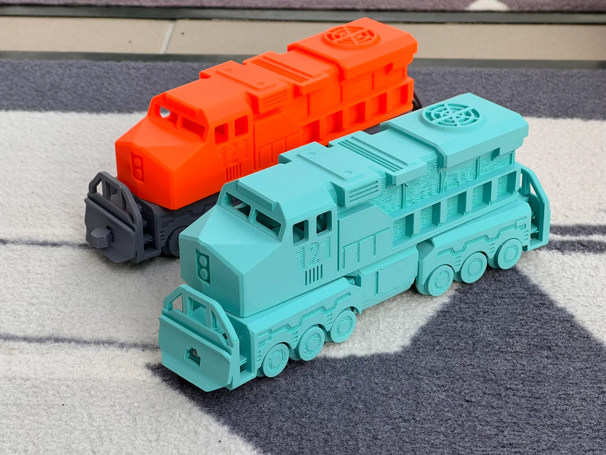 Locomotive Diesel Américaine (Imprimable en Place) - Maquette Print