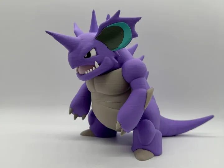 Nidoking Multicolore - Art Print