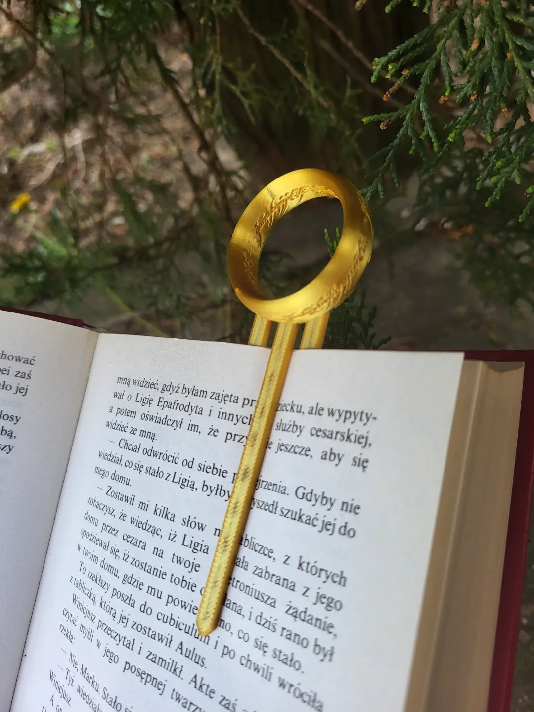 LOTR MARQUE-PAGE ANNEAU Le Seigneur des anneaux - Bijoux Print