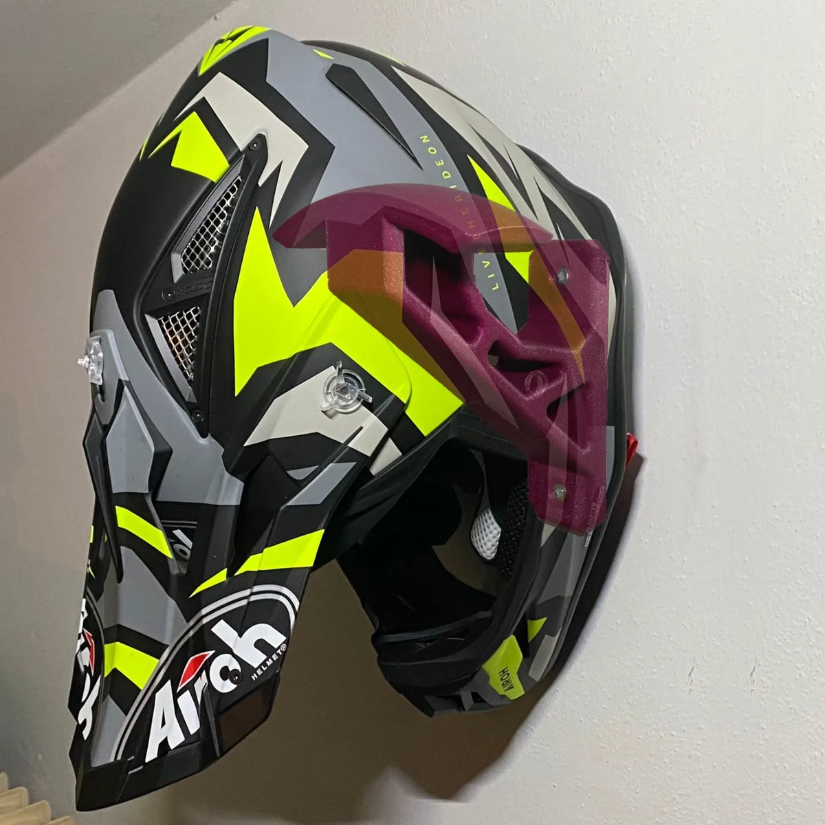 Porte-casque mural – modèle 2 - Vélo Print
