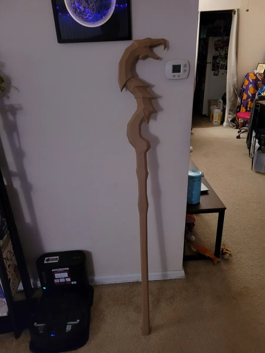 Bâton de prêtre dragon (Elder Scrolls) 1,50 mètre - Cosplay Print
