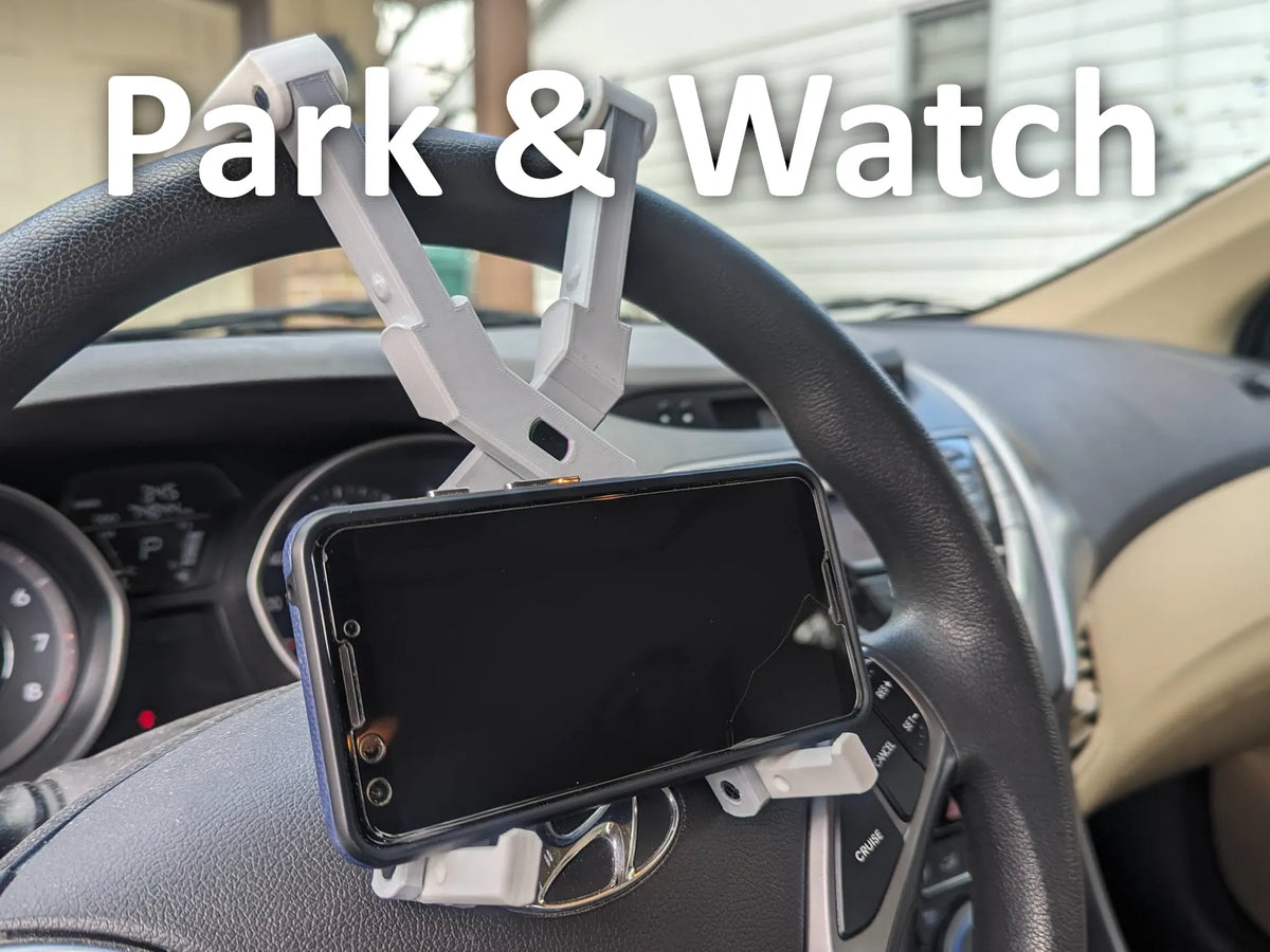 Support de téléphone volant « Park & Watch » - Bureau Print