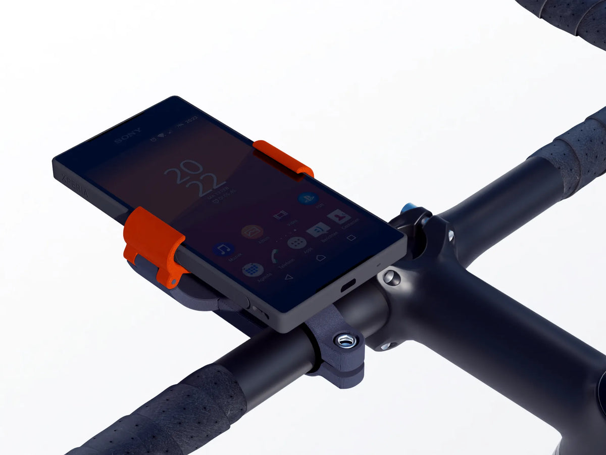 Serrage rapide pour téléphone portable sur guidon - Vélo Print