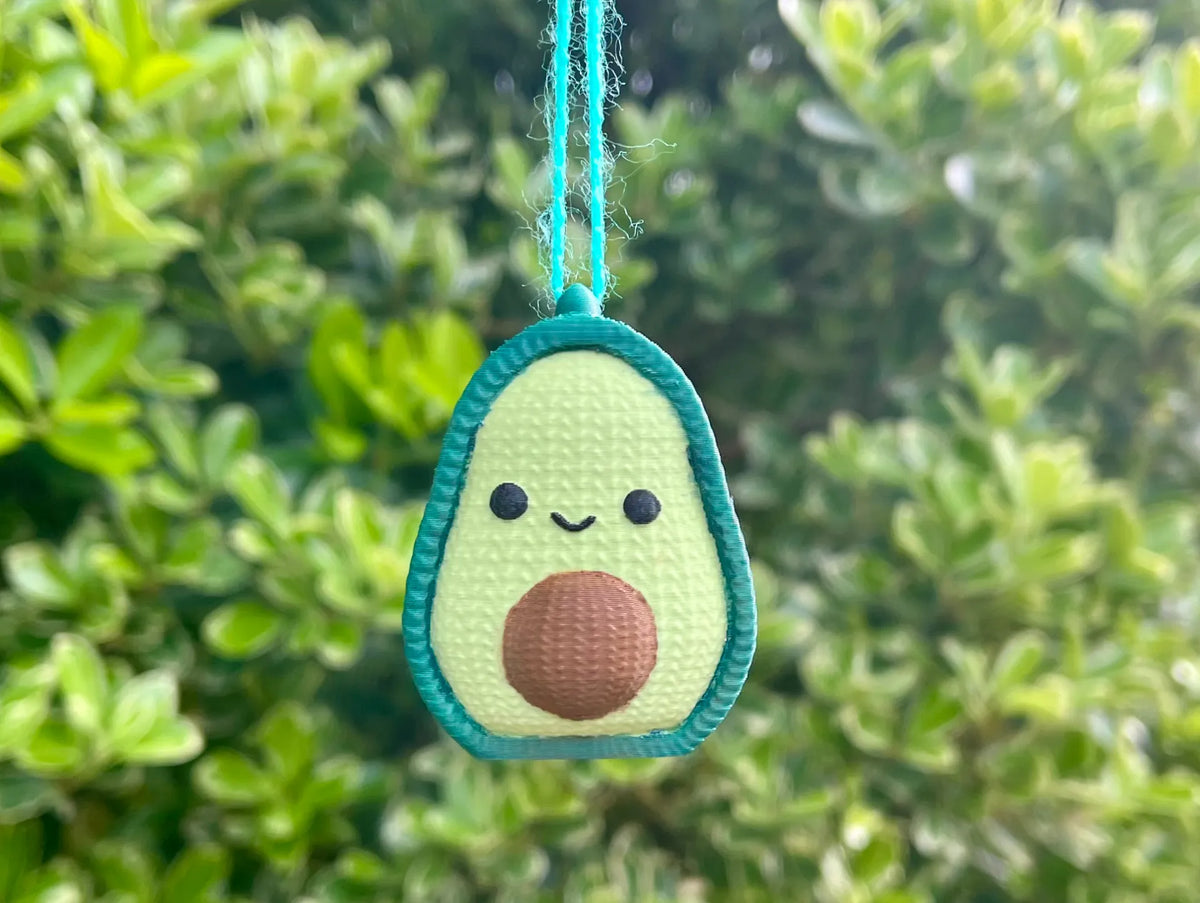 Charme / Porte-clés en forme d'avocat - Bijoux Print