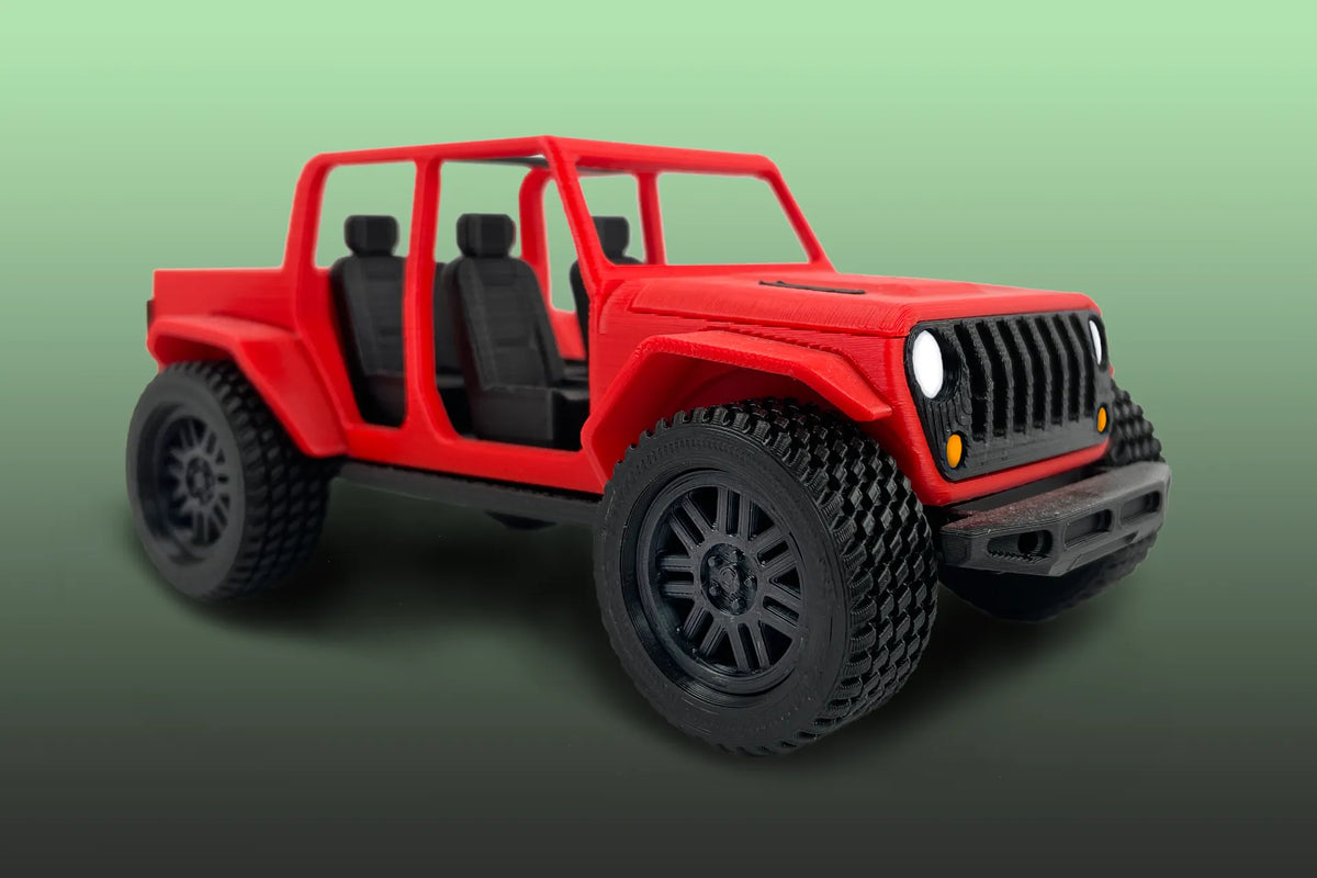 Jeep Gladiator style ouvert entièrement imprimable - Auto Print