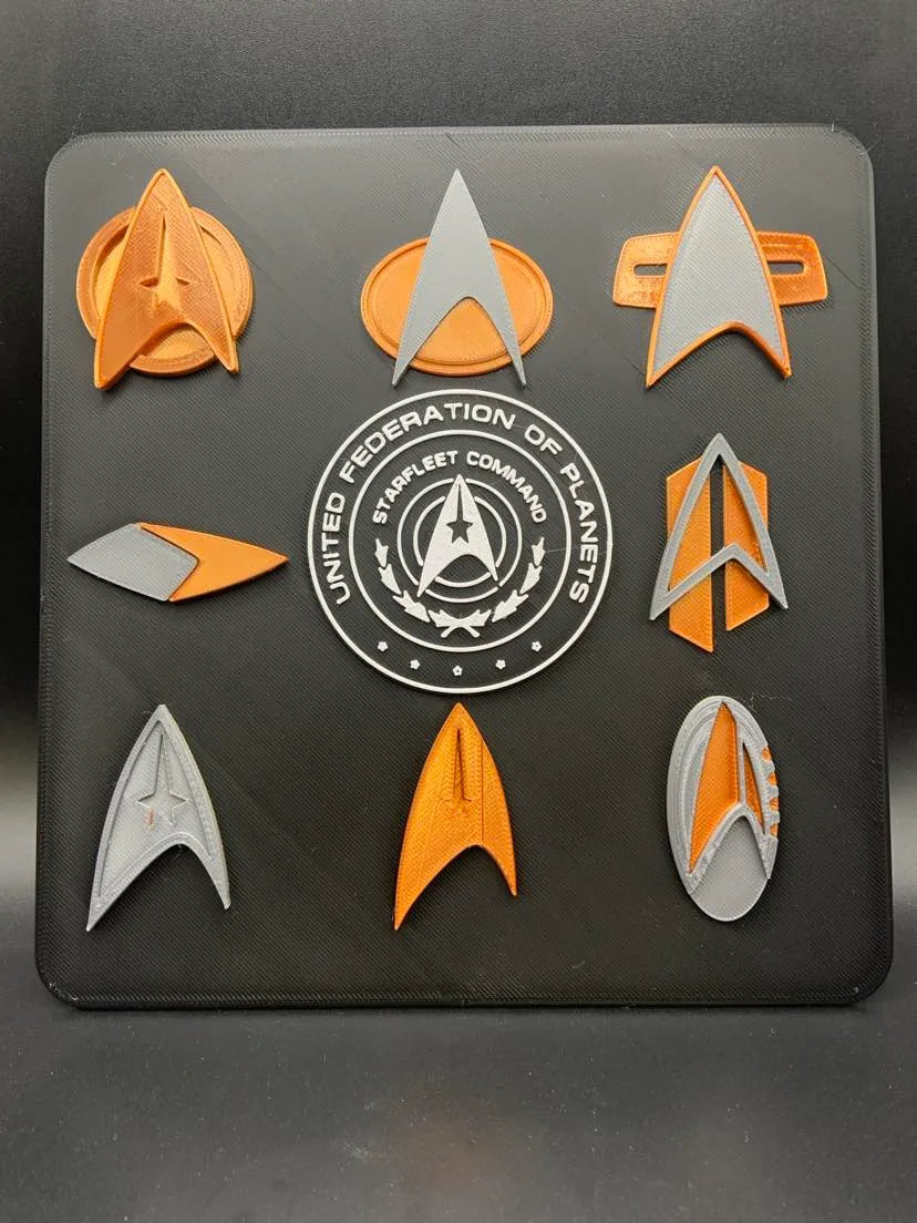 Collection de badges Star Trek - Geek Print