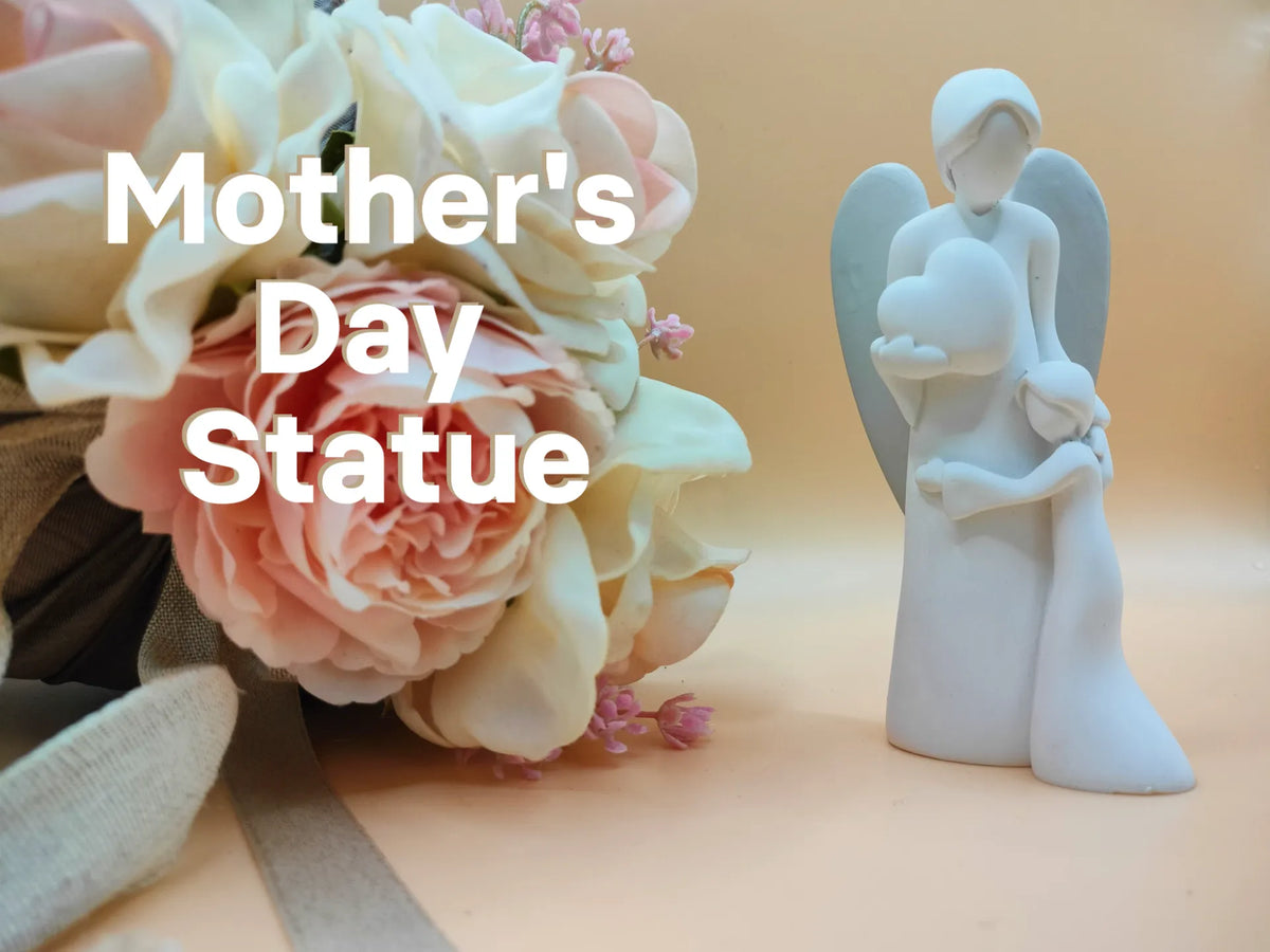 Statue pour la fête des mères - Cadeau - Design minimaliste - Cadeau Print