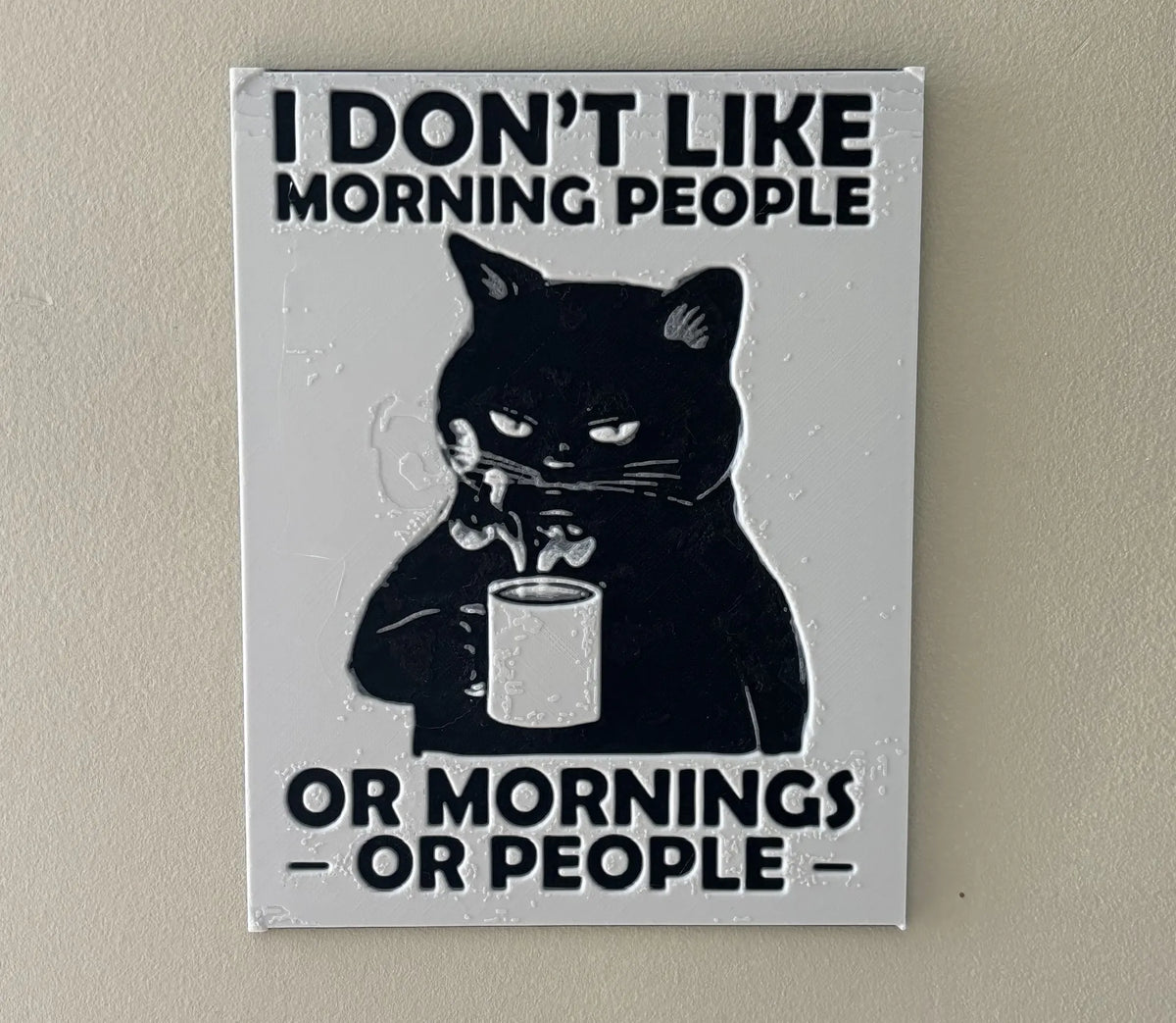 Humour félin de hueforge - Art Print
