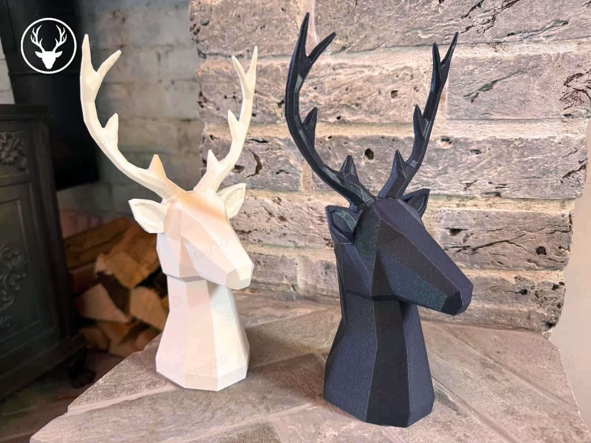 Décoration de tête de cerf - Art Print