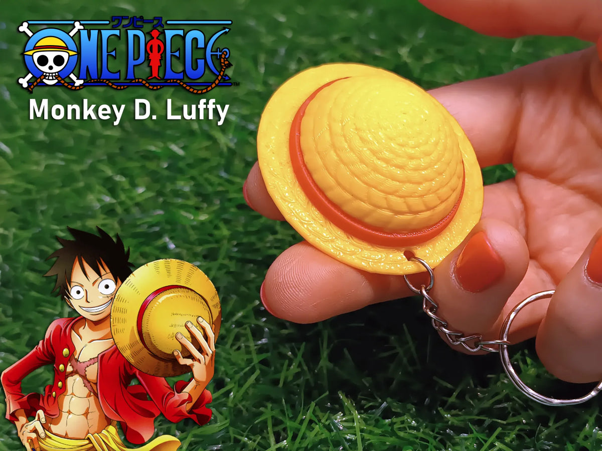 Porte-clés Chapeau de Paille One Piece Monkey D Luffy - Figurine Print
