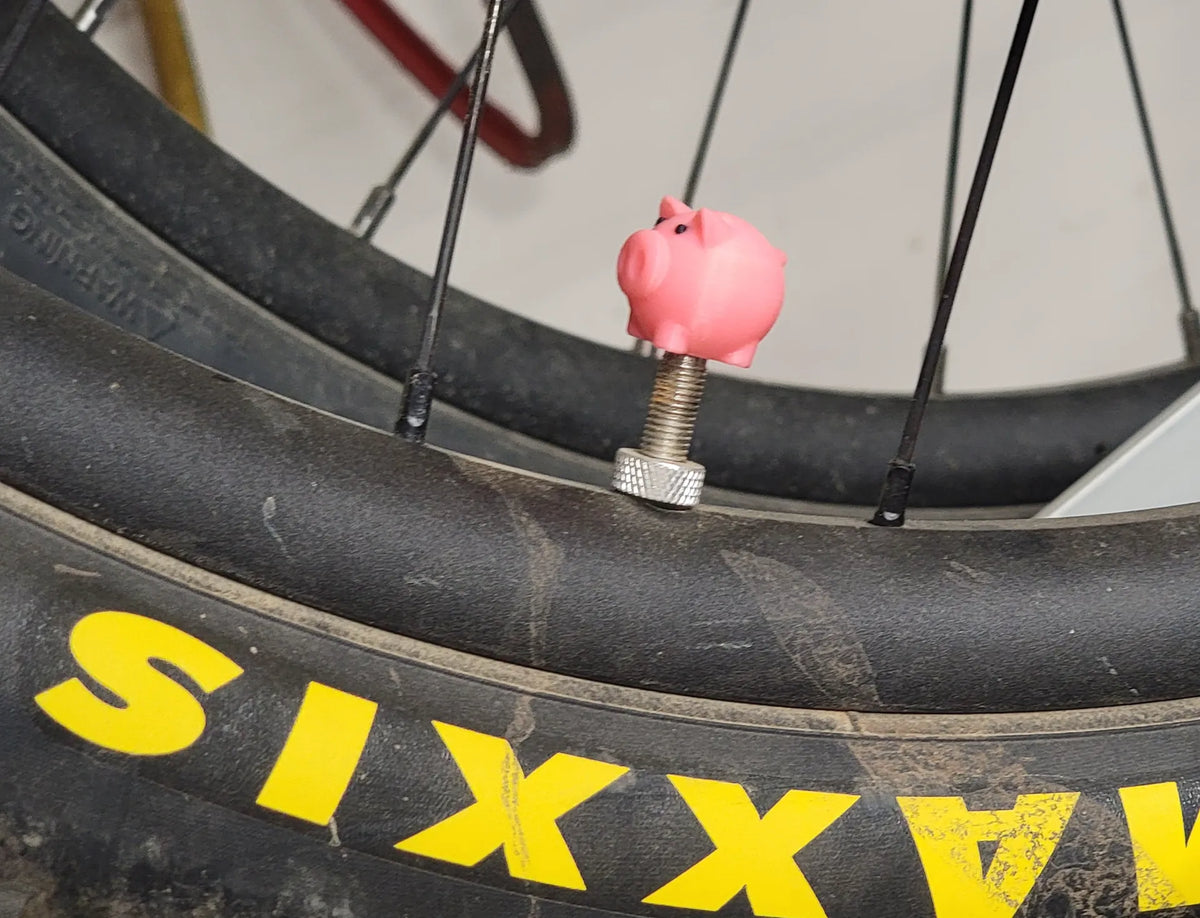 Capuchon de valve en forme de cochon Presta - Auto Print
