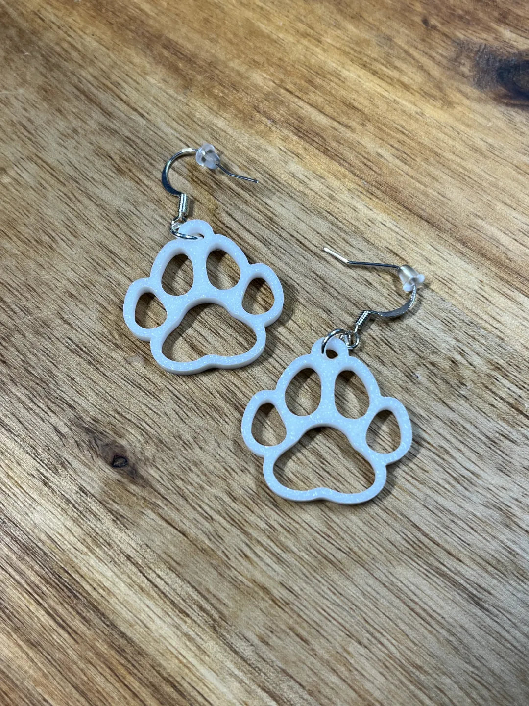 Boucle d'oreille empreinte de patte - Pet Print