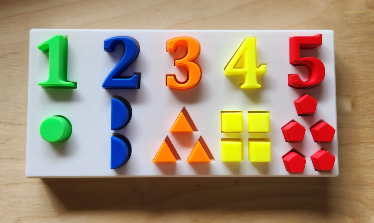 Tableau de comptage - Style Montessori - Jeux Print
