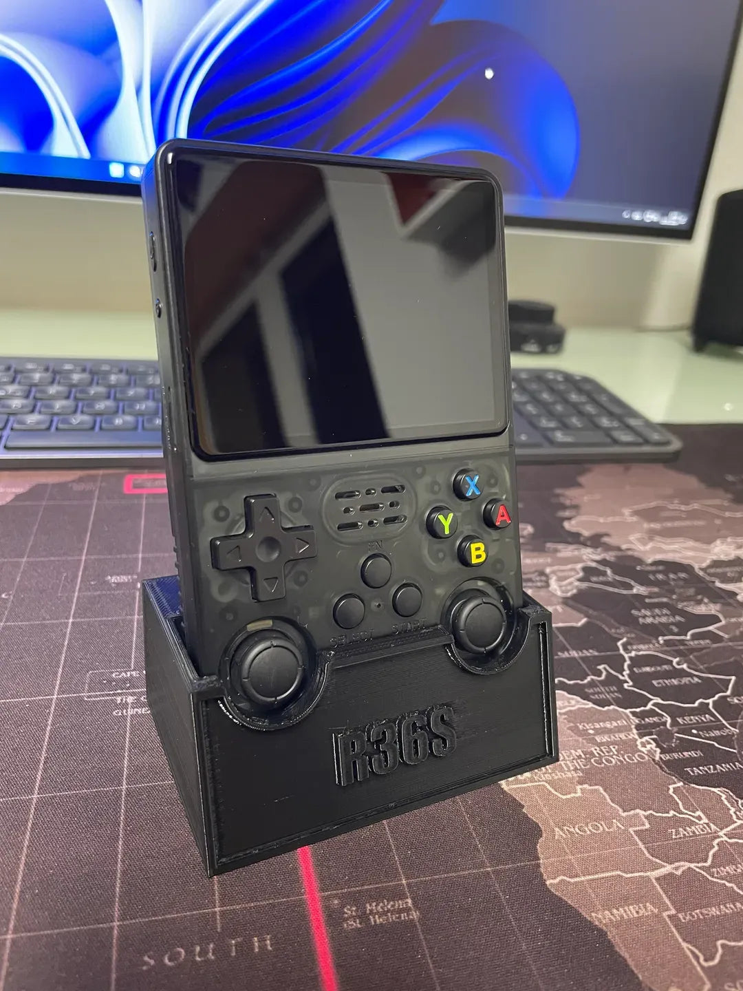 Support de console portable R36S rétro - Jeux Print