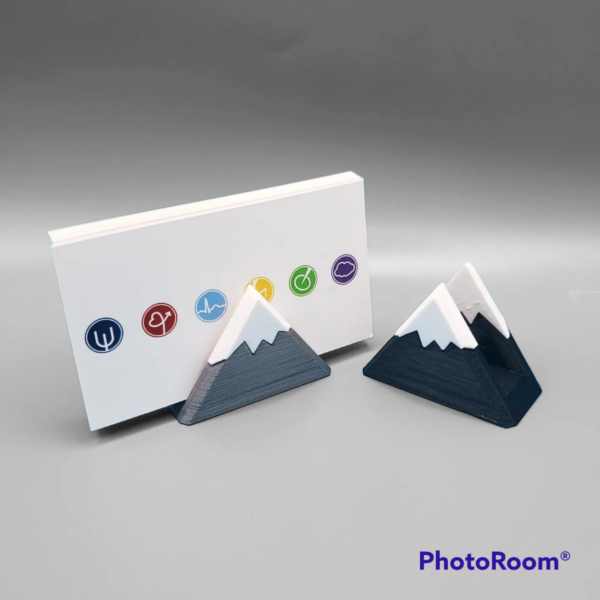 Porte-cartes de visite de montagne simple - Bureau Print