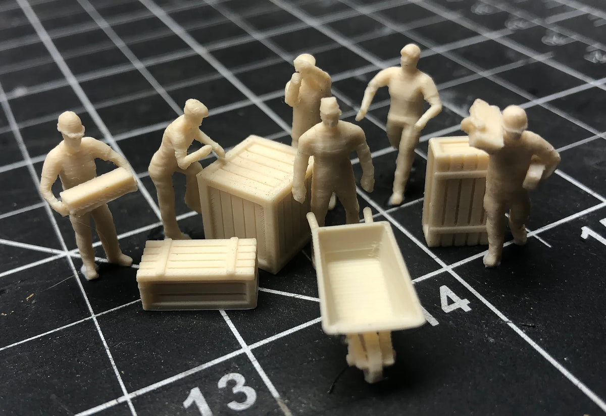 Ouvriers à l'échelle HO - Maquette Print