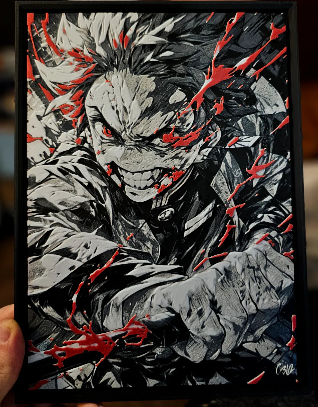Tanjiro Kamado - Tueur de Démons - Figurine Print
