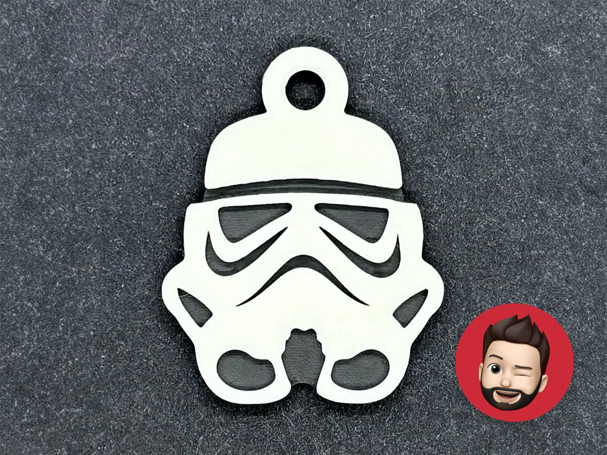 Porte-clés Stormtrooper Star Wars – modèle 3 - Geek Print
