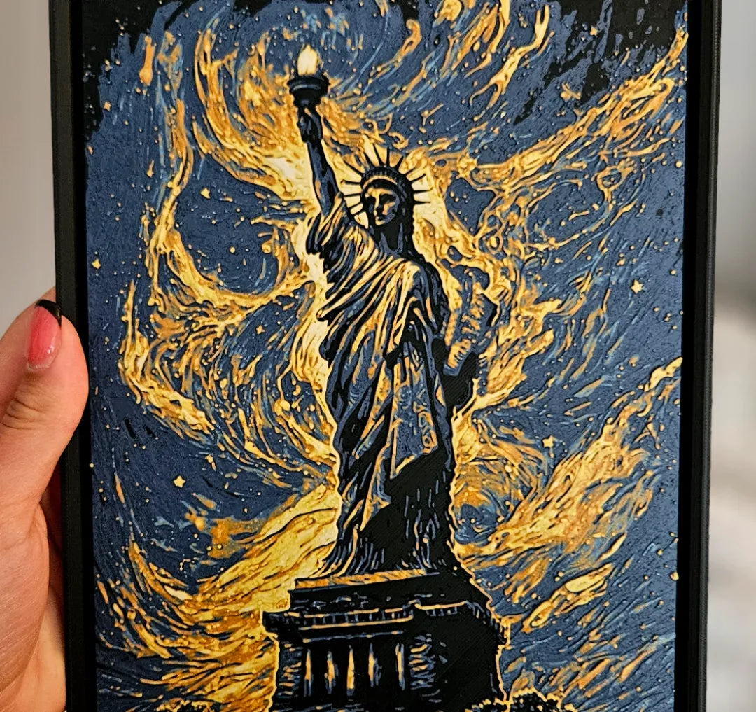 Statue de la Liberté - HueForge - Voyage Print