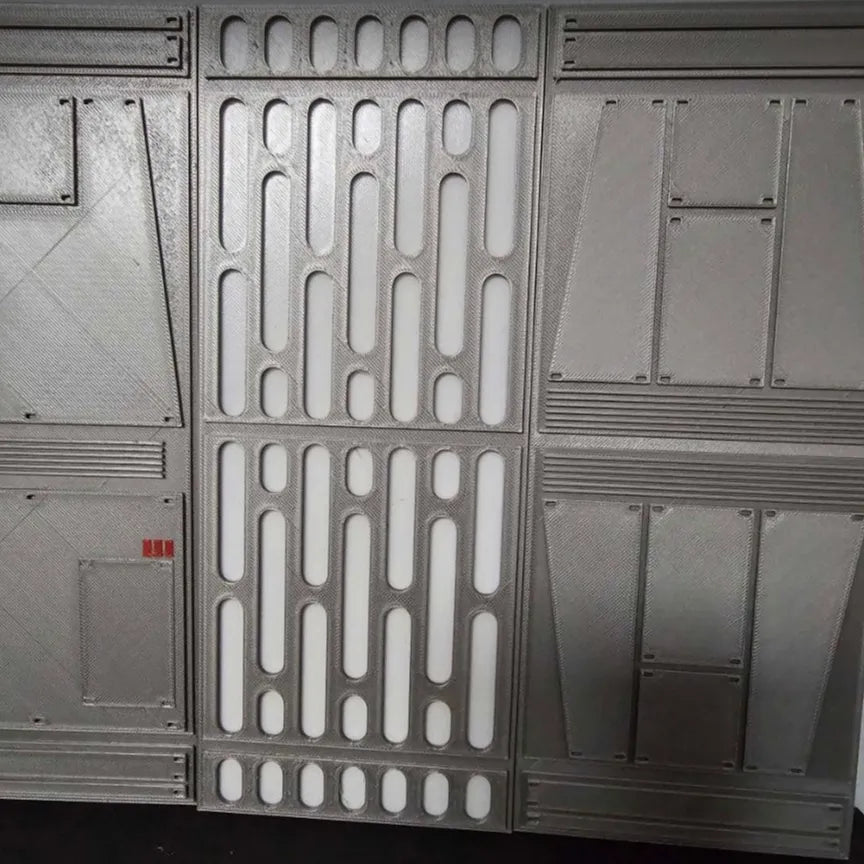Panneau mural inspiré de l'Étoile Noire de Star Wars - Art Print