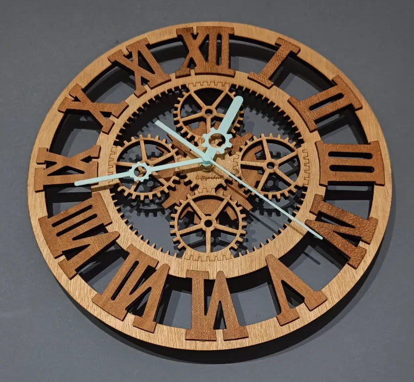 Aiguilles d'horloge (style engrenage) pour mini mécanisme d'horloge - Auto Print