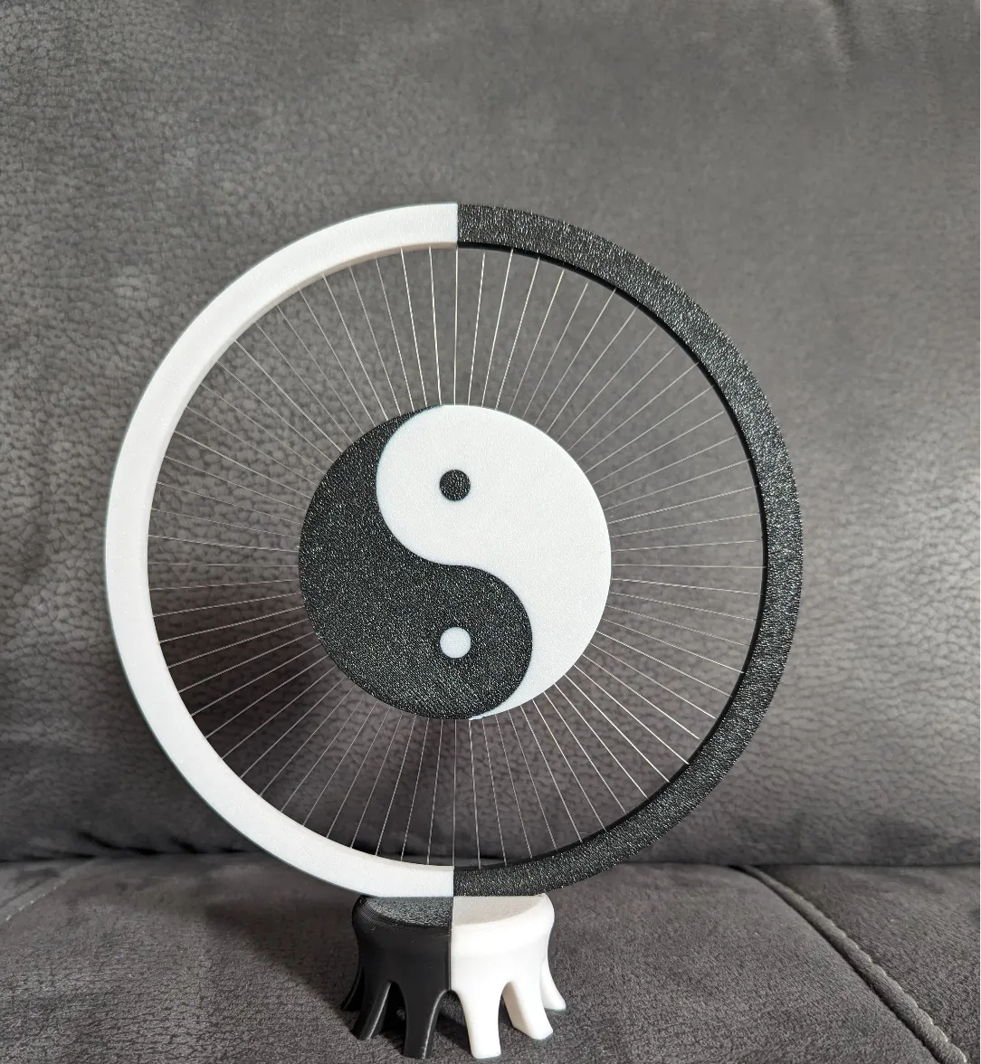 Art de la corde Yin-Yang - Art Print
