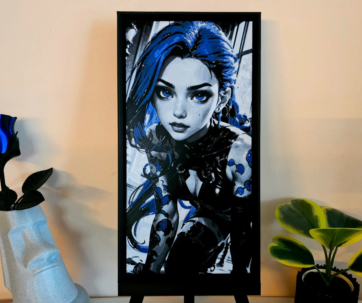 Jinx - League of Legends / Arcane - Art Print