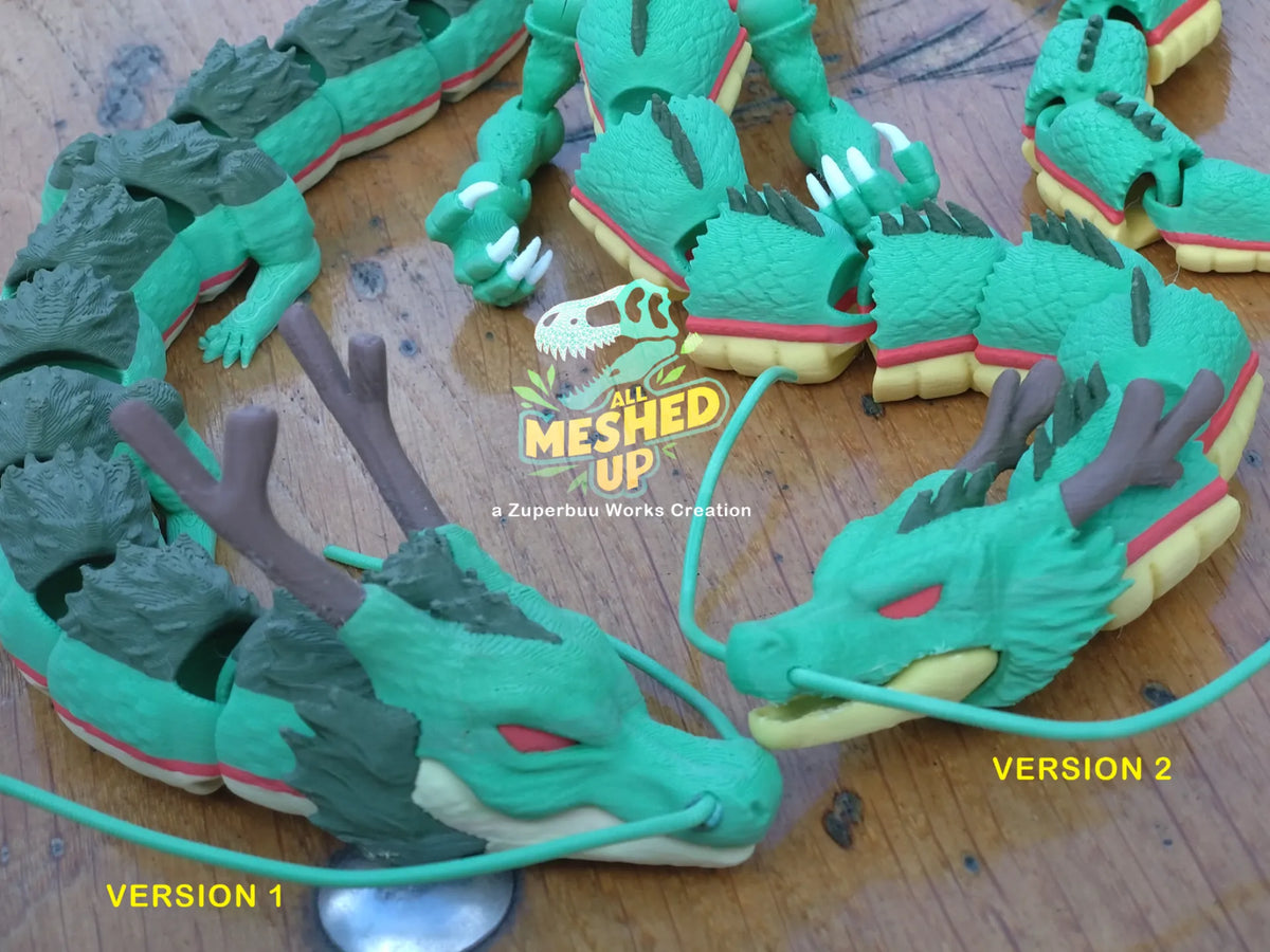 Jouet de dragon Shenron articulé - Jeux Print