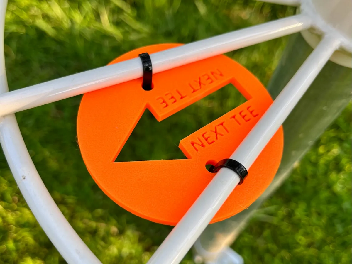 Panneau Indicateur du Prochain Départ de Disc Golf - Sport Print