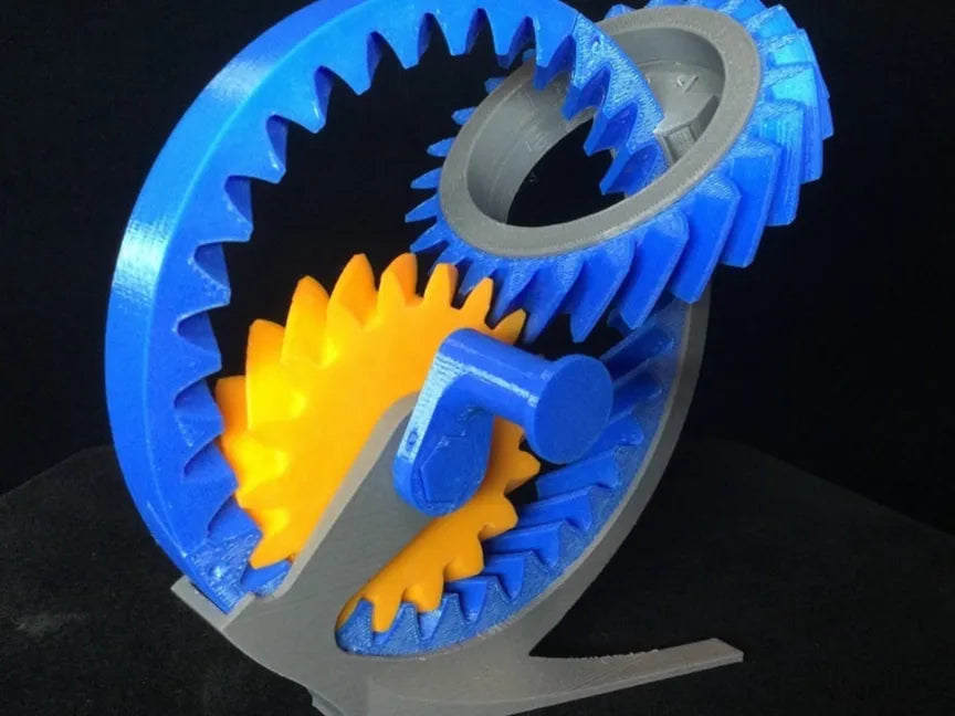 Objet cinétique à engrenage hélicoïdal - Science Print