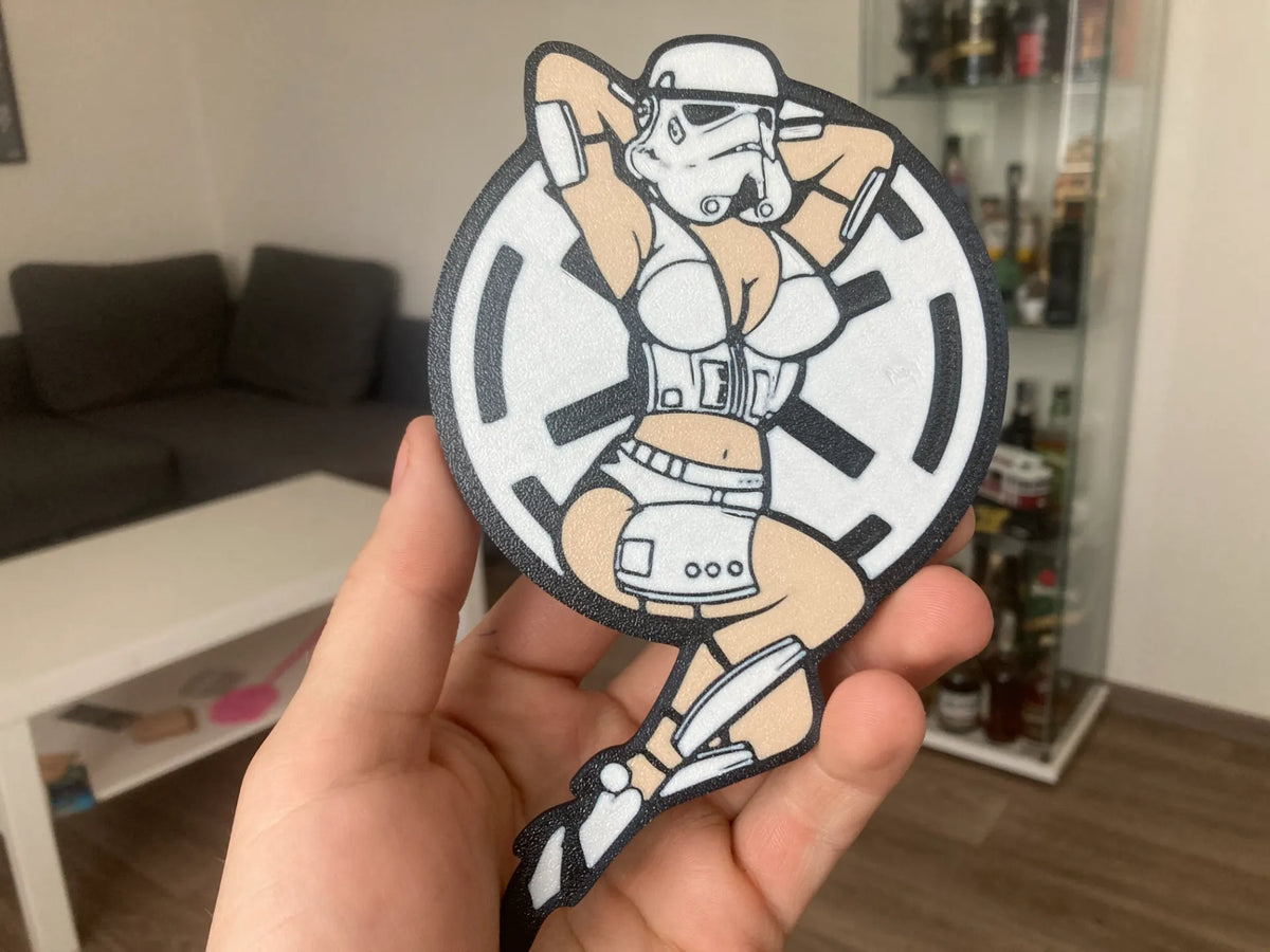 Star Wars - Stormtrooper brûlant - Geek Print