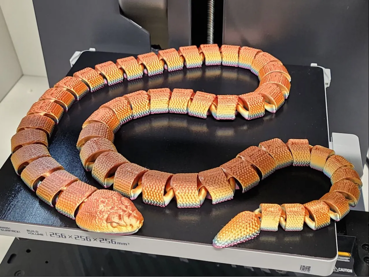Serpent articulé flexible de 114 cm de long - Jeux Print