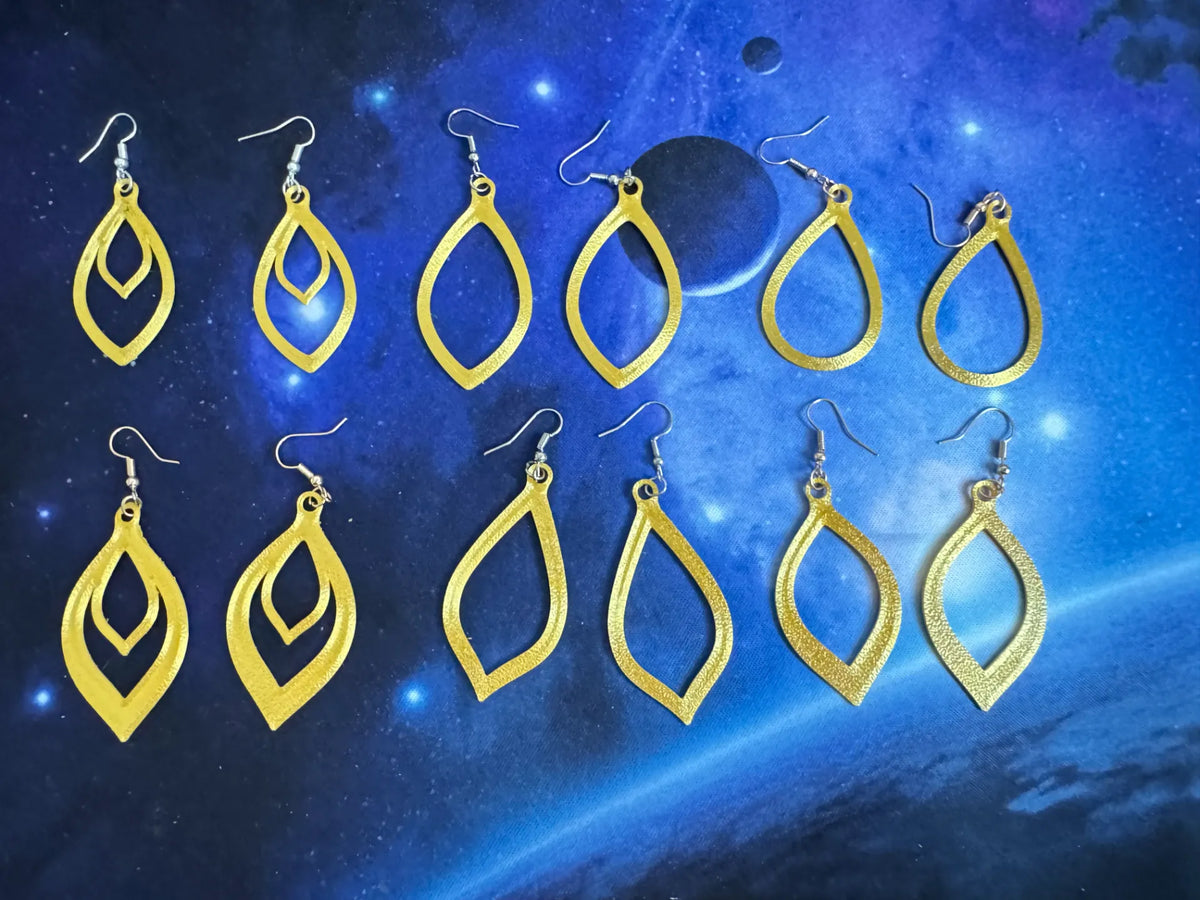 Ensemble de 6 types de boucles d'oreilles - Bijoux Print