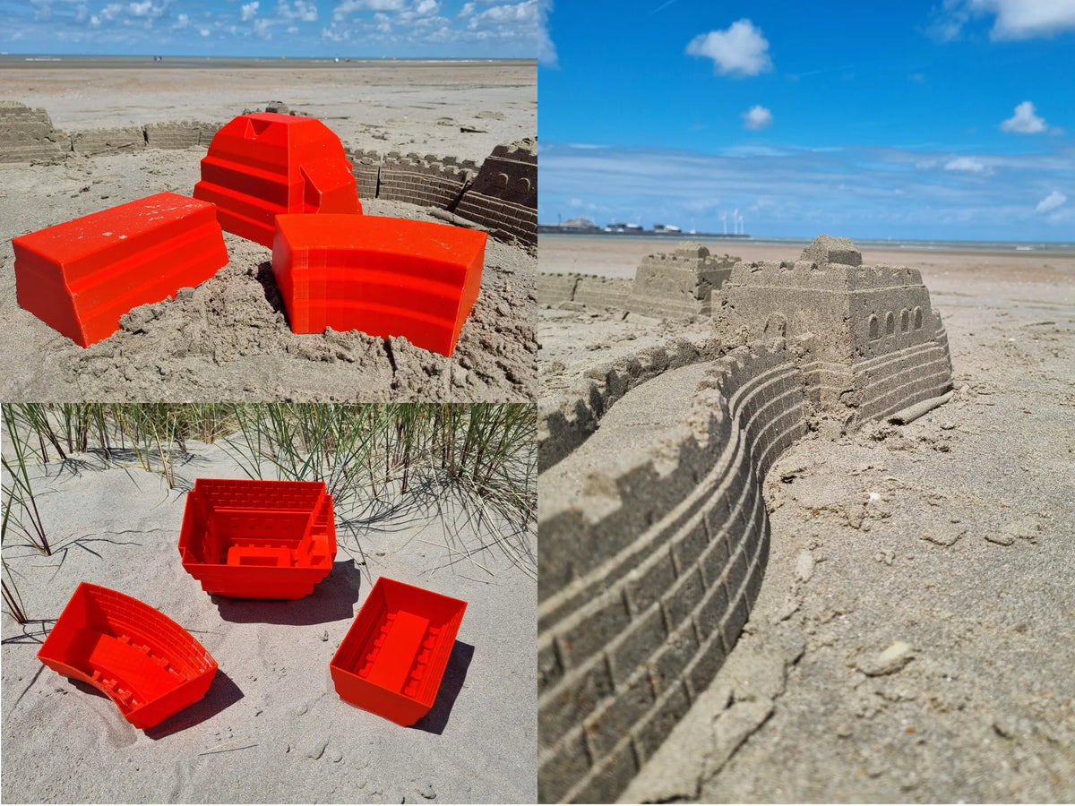 Moule pour Château de Sable de la Grande Muraille de Chine - Outdoor Print