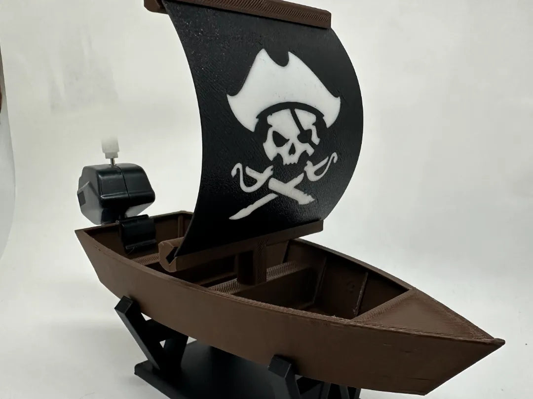 Bateau pirate pour kit de composants de moteur de bateau - Maquette Print