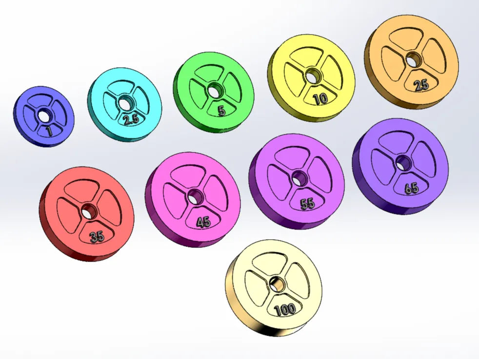 Plaques de poids LBS - Sport Print