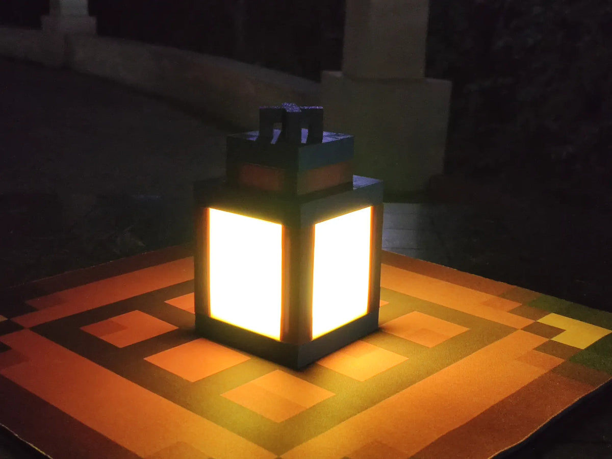 Lanterne Minecraft Lampe de nuit USB - Outdoor Print