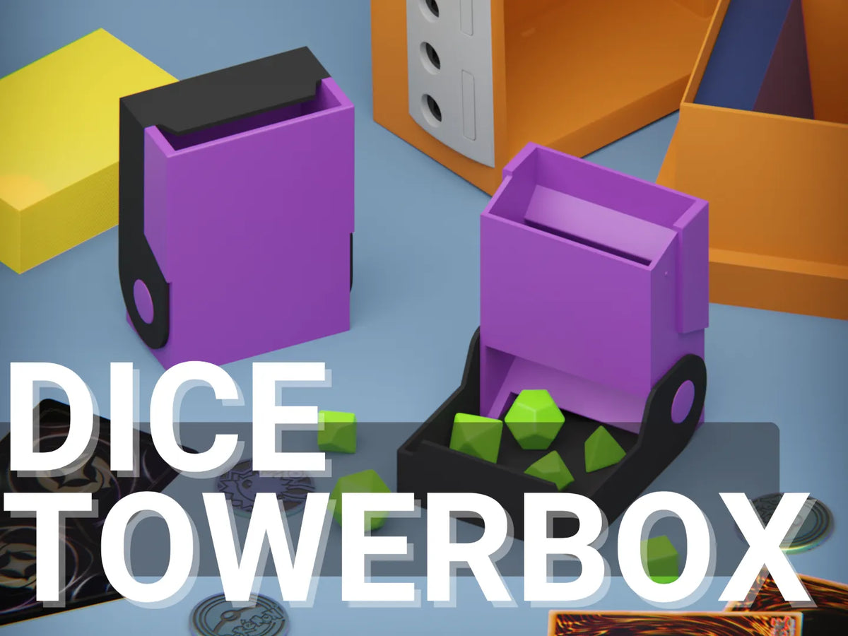 Tour de dés pliable pour boîte de deck - Jeux Print