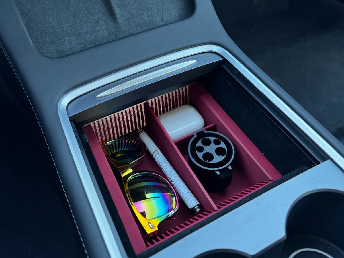 Bac de console centrale Tesla 3 – Y - Modulaire – Rétroéclairé - Auto Print