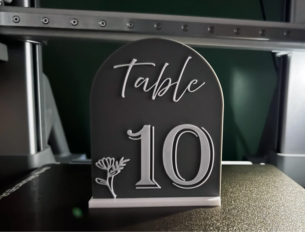 Numéros de table élégants - Fêtes Print