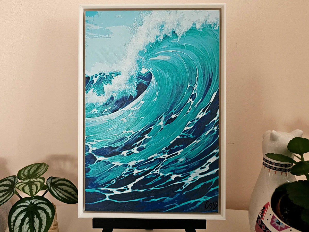 Vague Éternelle - Peinture de Filament - Art Print