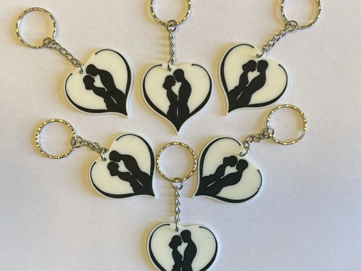 Porte-clés de mariage - Fêtes Print