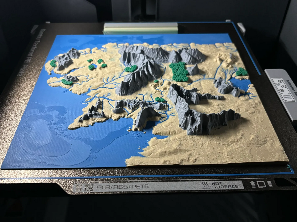 Carte du Seigneur des Anneaux - Geek Print