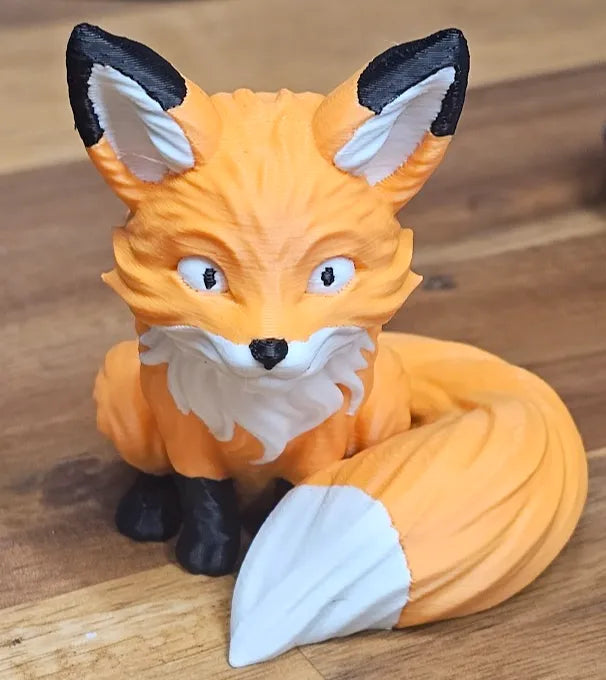 Renard peint mignon - Geek Print